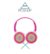 Auriculares Vincha Kids Only Rosa Arcoiris Mod77
