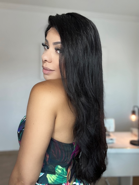 LACE FRONT WIG COM FRONTAL 13X4 | 60CM | 150% | LISA | VIRGEM