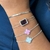 CONJUNTO CORRENTE E PULSEIRA COM PEDRA - comprar online