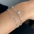 PULSEIRA ELO REDONDO COM PONTO DE LUZ CRISTAL - comprar online