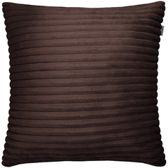 Capa de Almofada Flanel Pelúcia 0.45 x 0.45 Marron