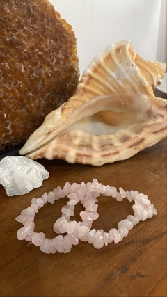Pulseira Quartzo Rosa