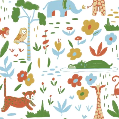 PAPEL DE PAREDE SONHOS SAFARI REF 4206