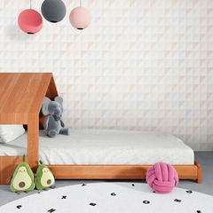 PAPEL DE PAREDE SONHOS GEOMETRICO REF 4201