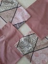 CONJUNTO CAPA DE ALMOFADAS SUEDE+VELUDO 43 X 43 CM