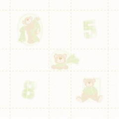 PAPEL DE PAREDE XADREZ URSO BAMBINOS3330 na internet