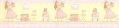 FAIXA INFANTIL DE PAREDE MENINA BAMBINOS722 - comprar online