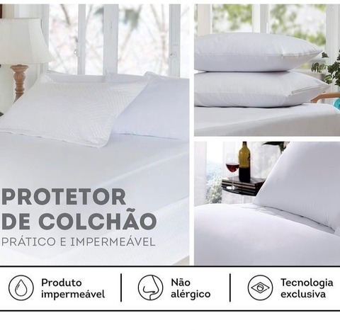 PROTETOR DE COLCHÃO IMPERMEÁVEL QUEEN