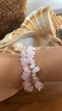 Pulseira Quartzo Rosa - comprar online