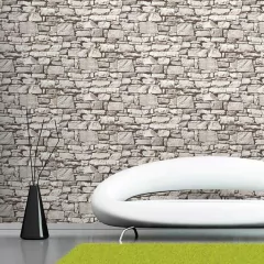 PAPEL DE PAREDE 3D PEDRAS ROLL IN STONES J45709 - comprar online