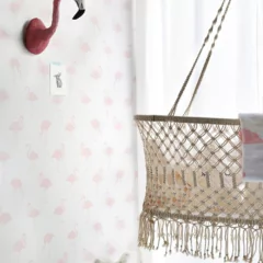 PAPEL DE PAREDE LITTLE BANDIDS FLAMINGO 138918 - comprar online