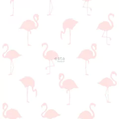 PAPEL DE PAREDE LITTLE BANDIDS FLAMINGO 138918