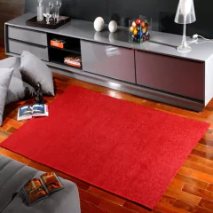 TAPETE FASHION MERLOT VERMELHO 2.00 X 1.40 M