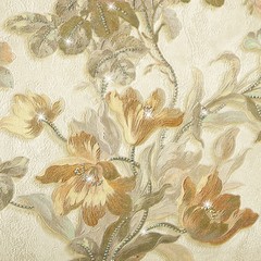PAPEL DE PAREDE FLORAL CRISTAL CAVALLI RC13057 na internet