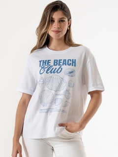 Remera beach club blanca XL