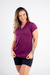 Camiseta Baby Look Gola V Dryfit Malbec