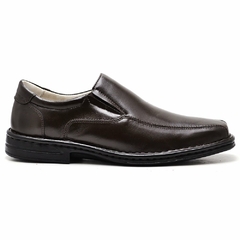 Sapato Casual Conforto Couro Marrom 1010 - comprar online