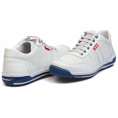 Sapatênis Casual Conforto Couro 3002