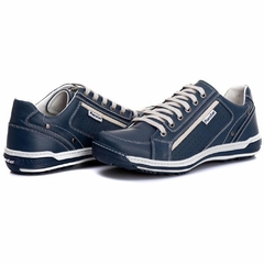 Sapatênis Casual Conforto Couro 3006