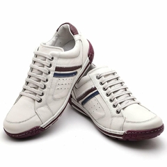 Sapatênis Casual Conforto Couro 3007