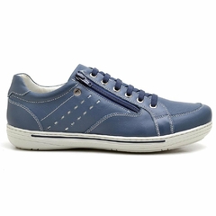 Sapatênis Casual Conforto Couro 3009