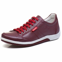 Sapatênis Casual Conforto Couro 3016