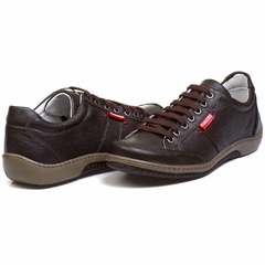 Sapatênis Casual Conforto Couro 3016