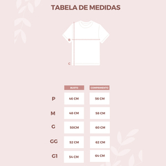 Camiseta T Shirt Branco Feminina Caju e Melancia
