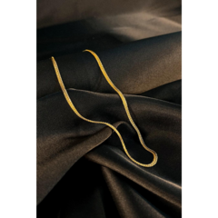 Choker Com Corrente Trabalhada Banhado em Ouro 18k