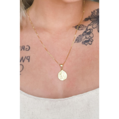 Colar Pingente São Bento Banhado em Ouro 18k