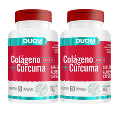 Cúrcuma + Colageno Tipo II 60cps Duom