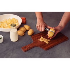 Descascador de Batatas Manual Tramontina Utilitá Preto em Aço Inox