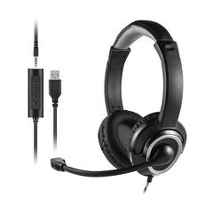 Headset Multi Preto Hf600 Com Microfone - Ph427