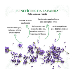 Kit Sabonete Artesanal Esfoliante de Lavanda 110g