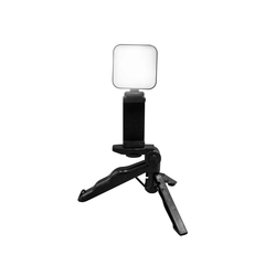 Kit Vlog Com Tripé e Luz Led Para Smartphone Multilaser