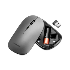 Mouse Sem Fio Bt+2.4Ghz 1600dpi Pilha Inclusa Multilaser