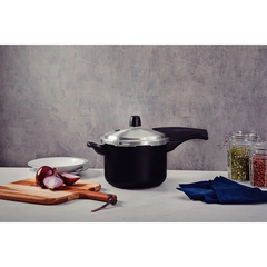 Panela de Pressão Tramontina Vancouver Effect Preto 20 cm 4,5 L