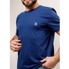 Pijama Masculino Manga Curta Algodão –Marinho / Listrado Marinho