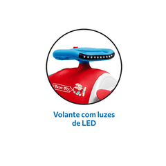 Twist Fly 2 em 1 com Volante Iluminado e Rodas LED