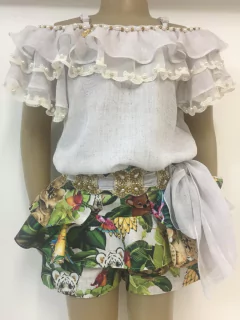 Vestido Anjo D'Agua Moda Infantil 173734