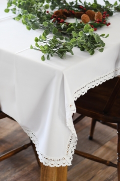 Mantel Blanco con Puntilla - comprar online