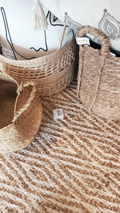 Alfombra de Yute + algodón Mediana - Kutina Tienda de Diseño