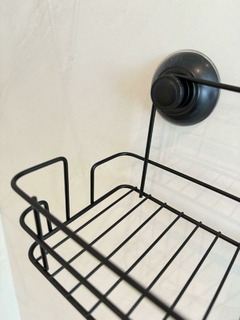 Rack simple cromado NEGRO - comprar online