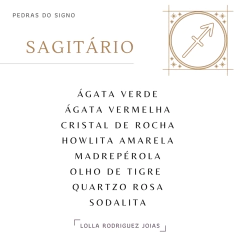 Colar signo Sagitário quartzo rosa banho ródio - loja online