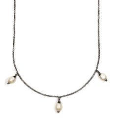 Kit colar estrelas e pérolas banhado - loja online