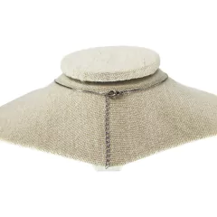 fecho do colar semijoia espírito santo zircônias banhado a ródio negro