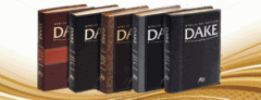 BIBLIA DE ESTUDO DAKE PRETA GRANDE COM DICIONARIO - Loja Maranata Gospel