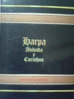 Harpa crista pequena avivada e corinhos refrao em vermelho cod. 10155