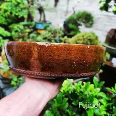 Vaso cerâmico FujiPot alta queima esmaltado A6x24cm - comprar online