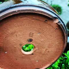 Vaso cerâmico FujiPot alta queima esmaltado A6x24cm na internet